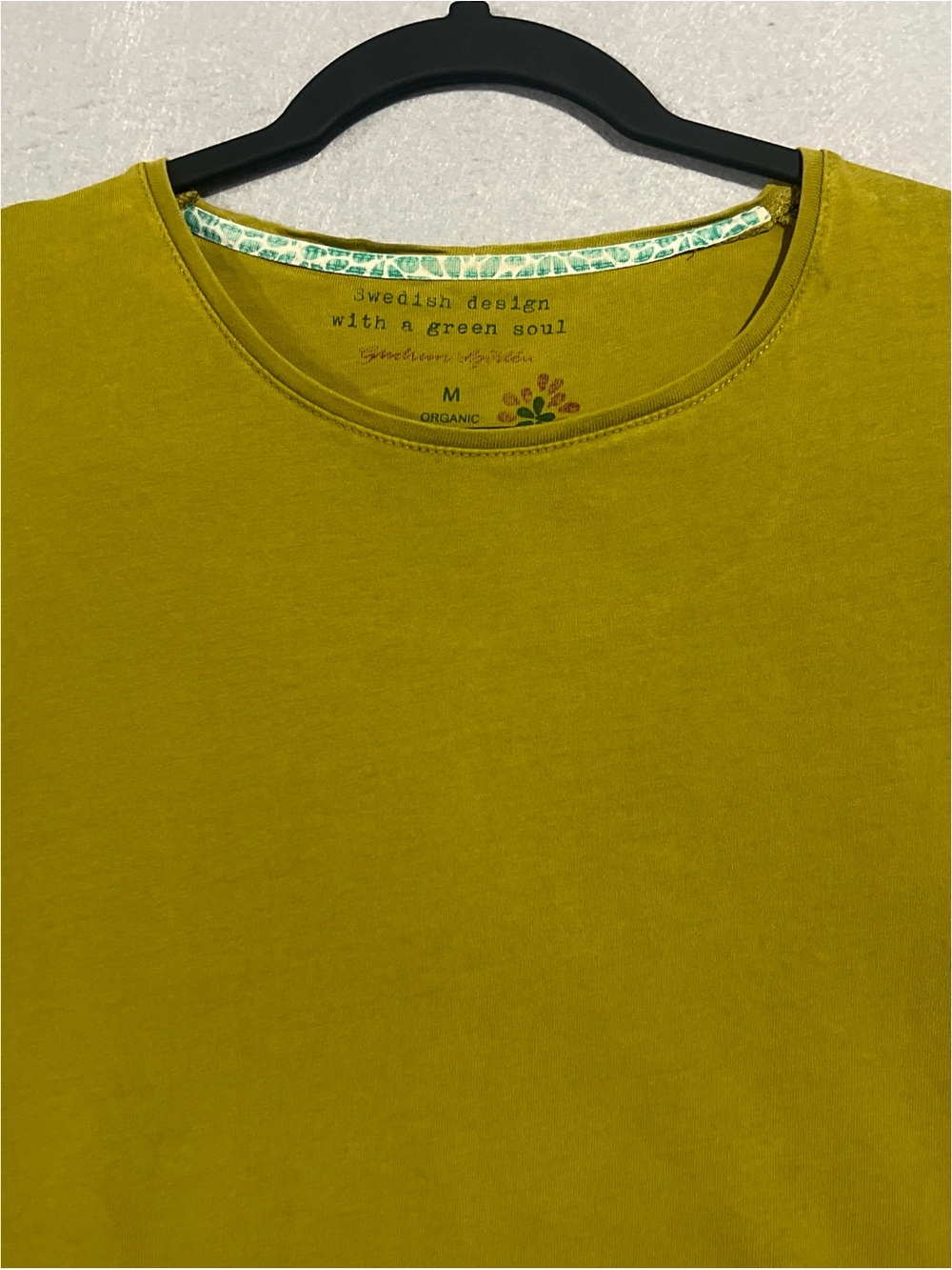 Gudrun Sjoden Top Women’s Medium Green Organic Cotton Pocket Lagenlook Boho - Picture 4 of 11